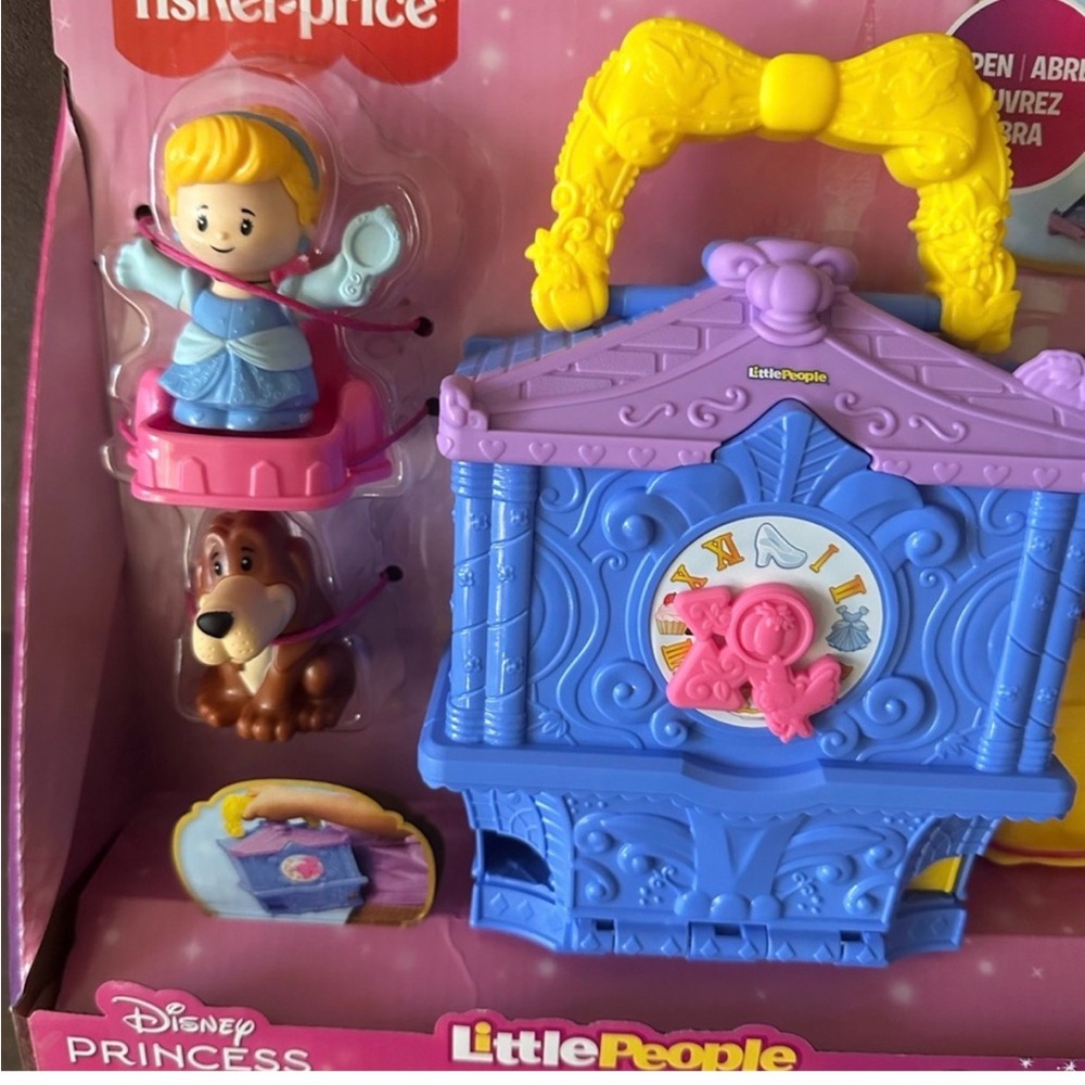 Disney Little People Cinderella Playset - Blue and Purple - Picture 2 of 3
